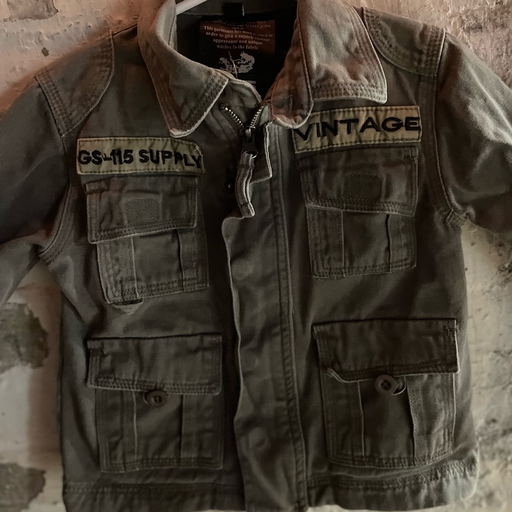 GS115 toddler vintage Military jacket